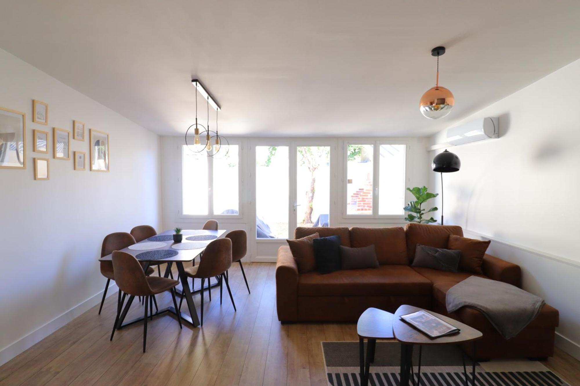 Le Patio - Spacieux T3 Avec Climatisation Et Jardin Privatif Bergerac Dış mekan fotoğraf