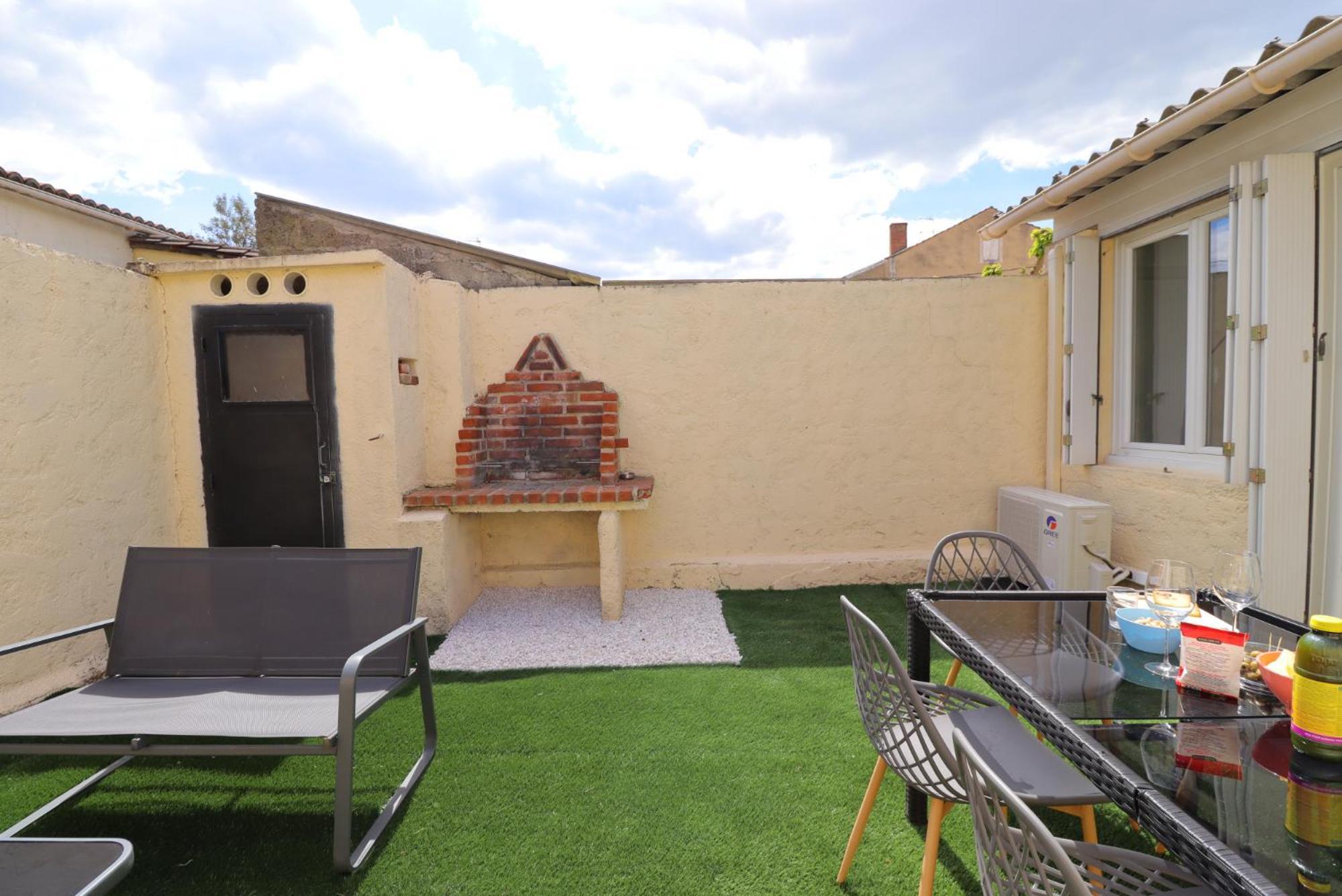 Le Patio - Spacieux T3 Avec Climatisation Et Jardin Privatif Bergerac Oda fotoğraf