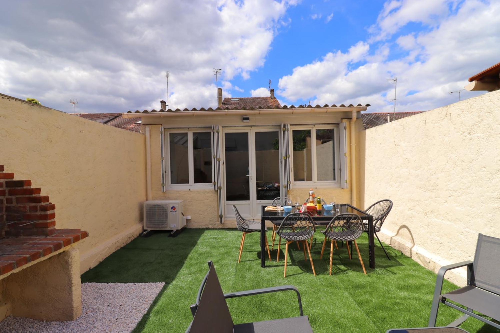 Le Patio - Spacieux T3 Avec Climatisation Et Jardin Privatif Bergerac Oda fotoğraf