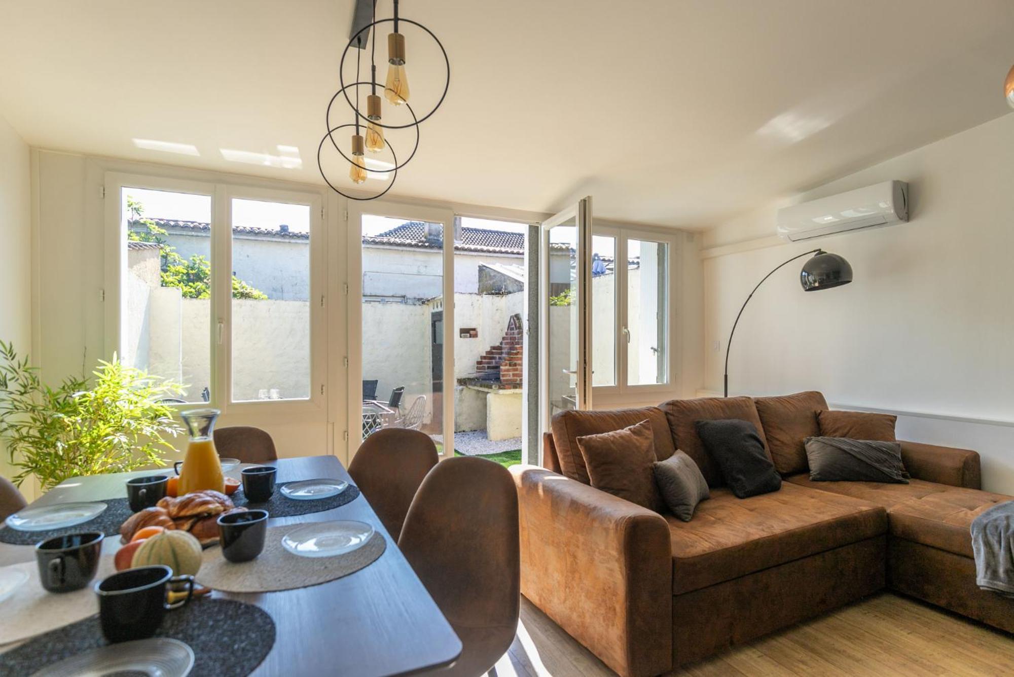 Le Patio - Spacieux T3 Avec Climatisation Et Jardin Privatif Bergerac Dış mekan fotoğraf